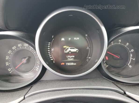 ZFBCFXCB8HP583263 2017 FIAT 500X Черный Вид щитка приборов