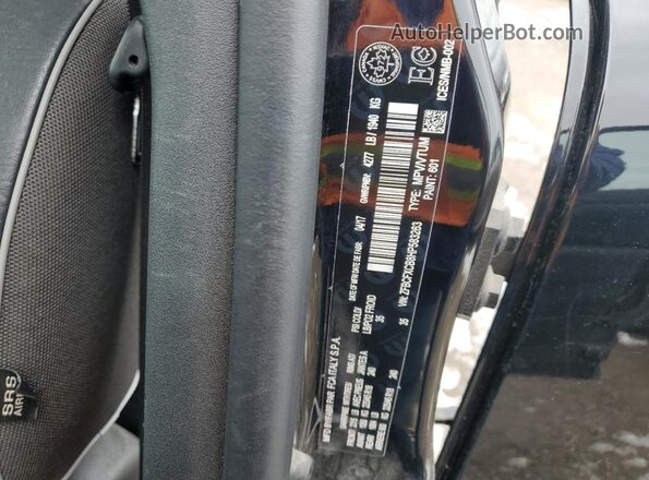 ZFBCFXCB8HP583263 2017 FIAT 500X Черный Вид наклейки с VIN-кодом