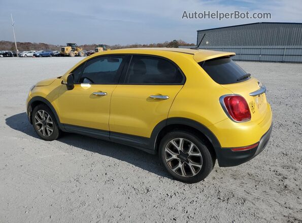 ZFBCFXCT6GP389936 2016 FIAT 500X Yellow Задня ліва чверть