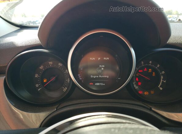 ZFBCFXDB1JP653108 2018 FIAT 500X Серый Вид щитка приборов