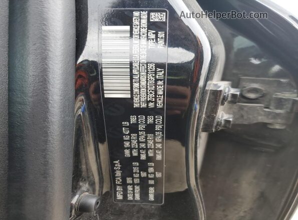 ZFBCFXDT6GP511256 2016 FIAT 500X Черный Вид подкапотного пространства