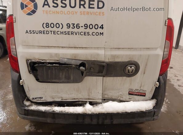 ZFBERFAB8J6L14754 2018 RAM PROMASTER CITY White Front view