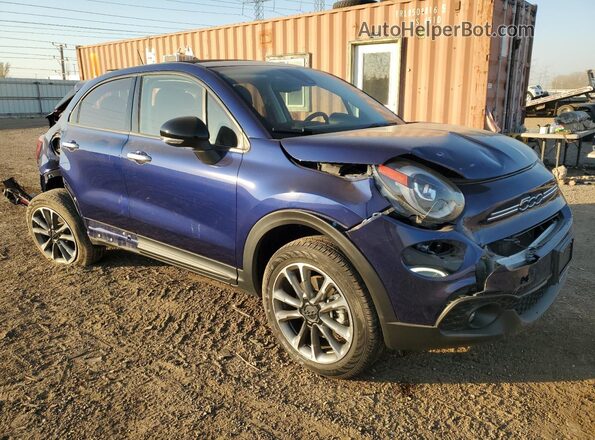 ZFBNF3B13PP998970 2023 FIAT 500X Синий Передняя правая четверть