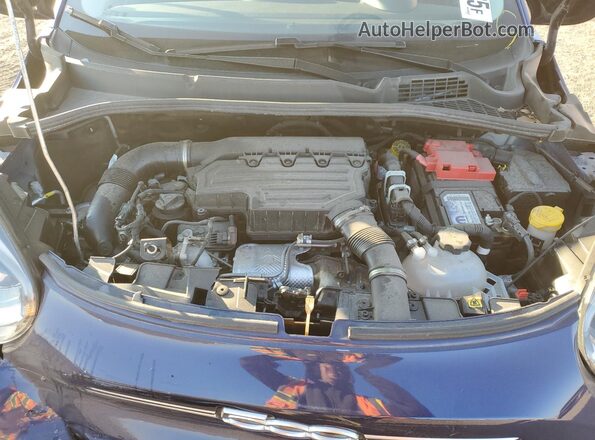 ZFBNF3B13PP998970 2023 FIAT 500X Синий Вид задней части салона