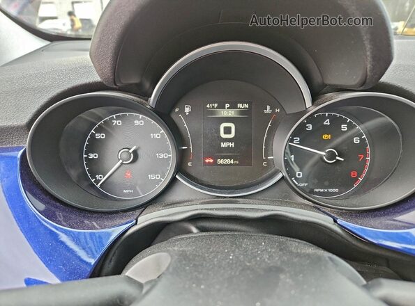 ZFBNFYA10LP872719 2020 FIAT 500X Синий Вид щитка приборов
