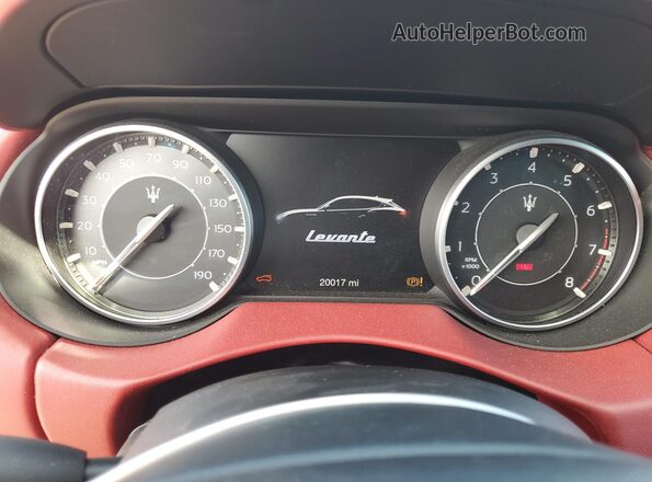 ZN661XUS7MX370739 2021 MASERATI LEVANTE Серый Вид щитка приборов