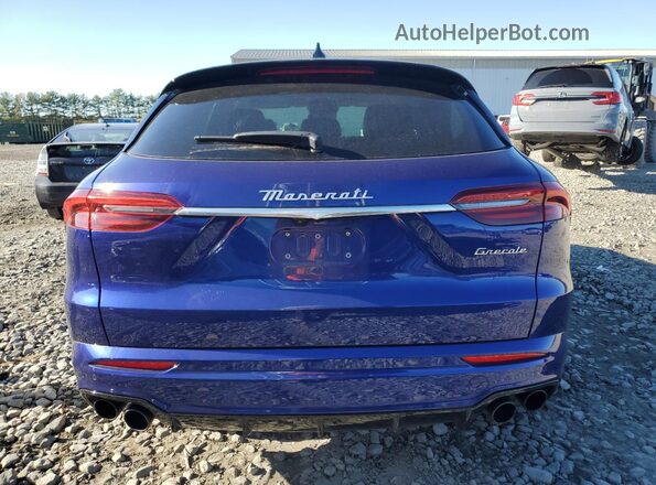 ZN682AVAXP7416321 2023 MASERATI GRECALE Синий Вид сзади