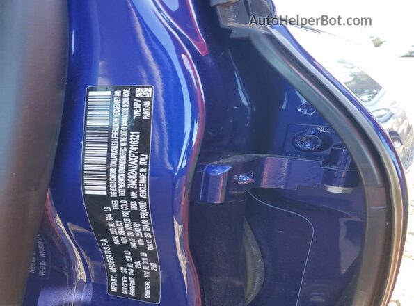 ZN682AVAXP7416321 2023 MASERATI GRECALE Синий Вид наклейки с VIN-кодом