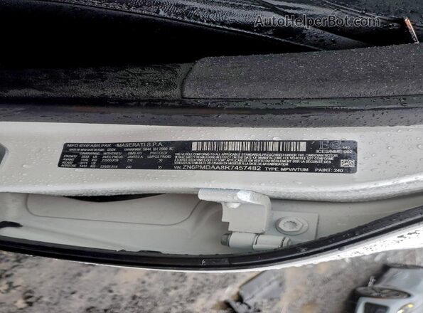 ZN6PMDAA8R7457482 2024 MASERATI GRECALE Белый Панорамный вид салона 360°