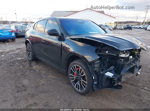 ZN6PMDBA8R7456119 2024 MASERATI GRECALE Черный Передняя правая четверть