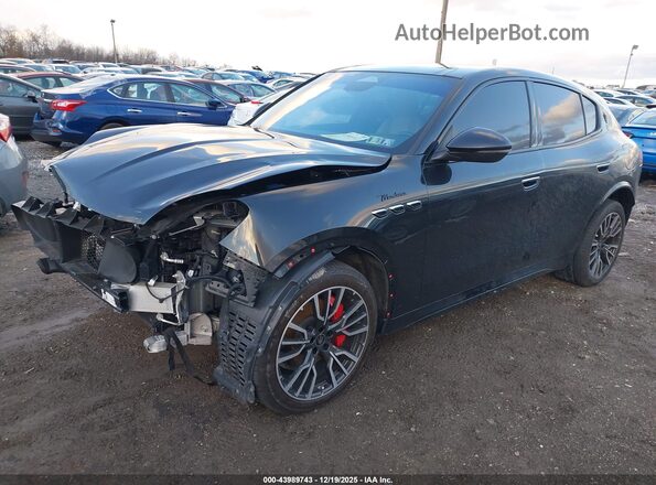 ZN6PMDBA8R7456119 2024 MASERATI GRECALE Черный Передняя левая четверть