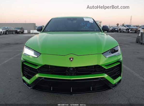 ZPBUA1ZL2KLA04966 2019 LAMBORGHINI URUS Green Widok zestawu wskaźników