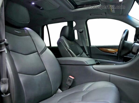 1GYS4BKJ5HR120179 2017 CADILLAC ESCALADE Серый Вид сзади