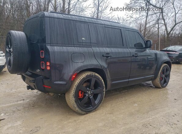 SALEXERU0M2049481 2021 LAND ROVER DEFENDER Черный Передняя правая четверть
