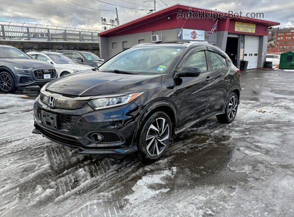 3CZRU6H1XKG717333 2019 HONDA HR-V Черный Задняя левая четверть