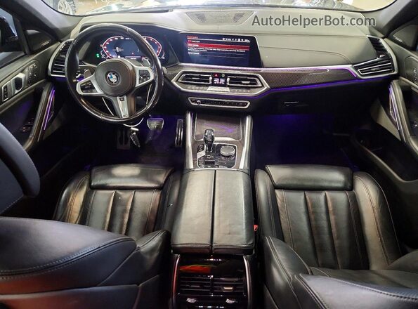 5UXCY8C06L9B21326 2020 BMW X6 Серый Вид щитка приборов