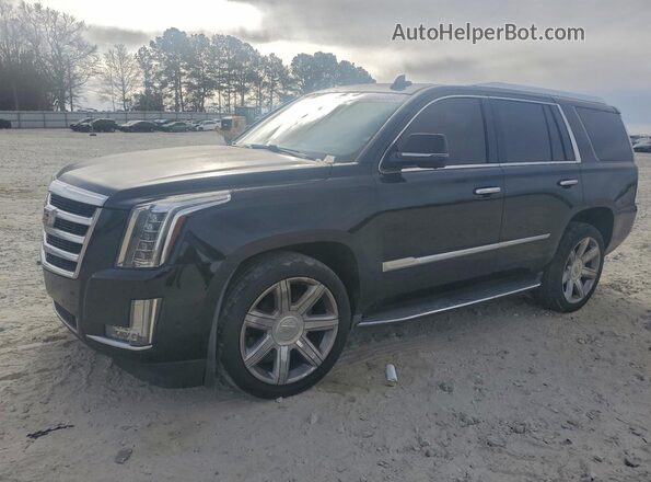 1GYS4BKJ9JR143566 2018 CADILLAC ESCALADE Black Tył lewy