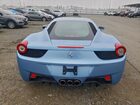 2012 Ferrari 458 Italia Blue vin: ZFF67NFA6C0182991