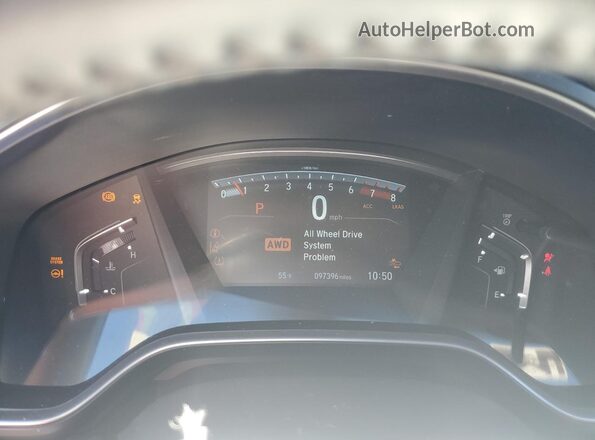 2HKRW2H86HH627571 2017 HONDA CRV Серый Вид задних сидений