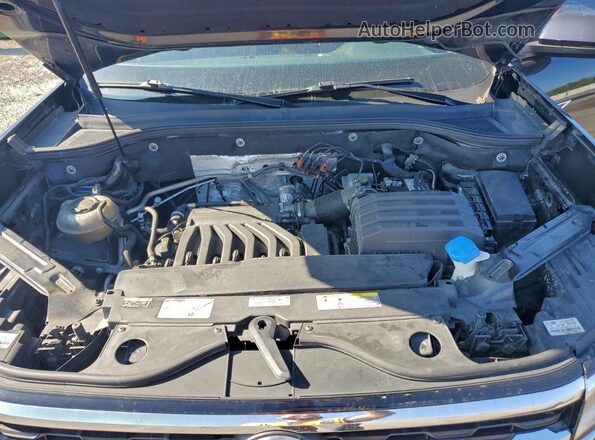 1V2JE2CA7NC201999 2022 VOLKSWAGEN ATLAS Черный Вид подкапотного пространства