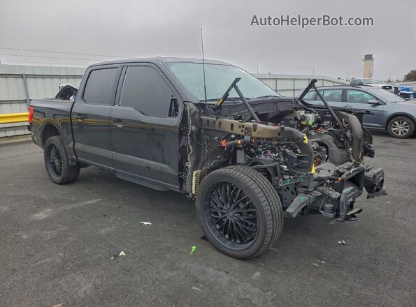 1FTVW1ELXNWG15270 2022 FORD F-150 LIGHTNING Черный Вид спереди