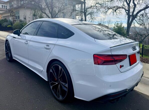 WAUC4CF55SA008255 2025 AUDI S5 Белый Передняя правая четверть