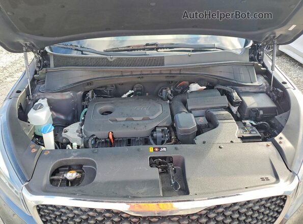 5XYPG4A38JG344438 2018 KIA SORENTO Угольный Вид наклейки с VIN-кодом
