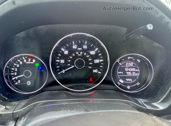 3CZRU6H1XKG717333 2019 HONDA HR-V Черный Вид подкапотного пространства