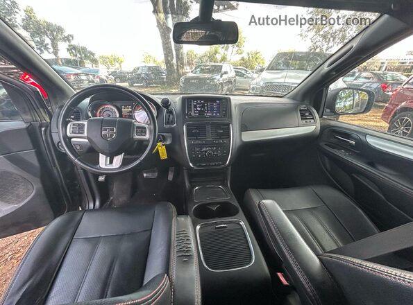 2C4RDGEGXKR658993 2019 DODGE CARAVAN Серый Вид задних сидений