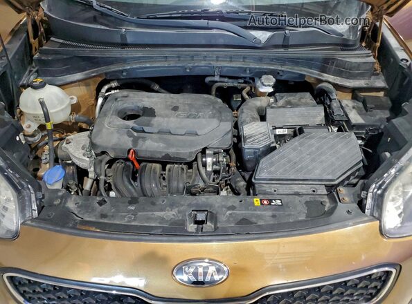 KNDPM3AC5H7034645 2017 KIA SPORTAGE Коричневый Вид наклейки с VIN-кодом