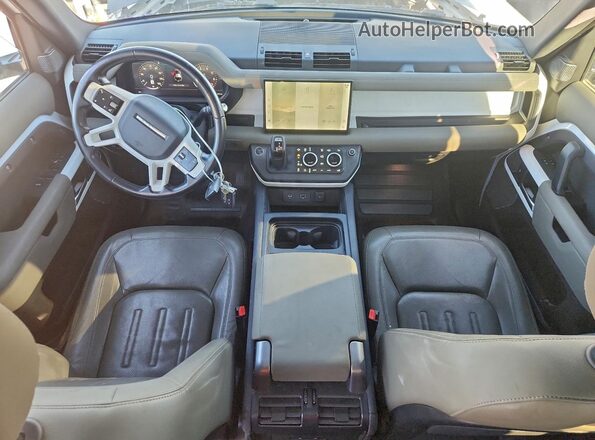 SALEP7RU1N2067288 2022 LAND ROVER DEFENDER White Vista del cuadro de instrumentos