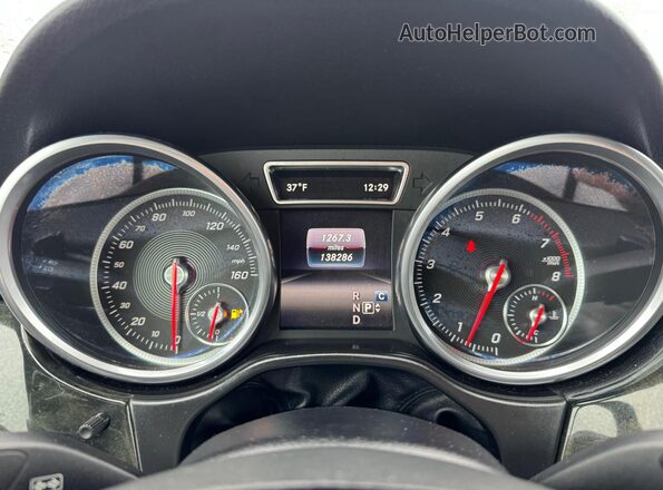 4JGDA5HBXHA992716 2017 MERCEDES-BENZ GLE Угольный Вид щитка приборов