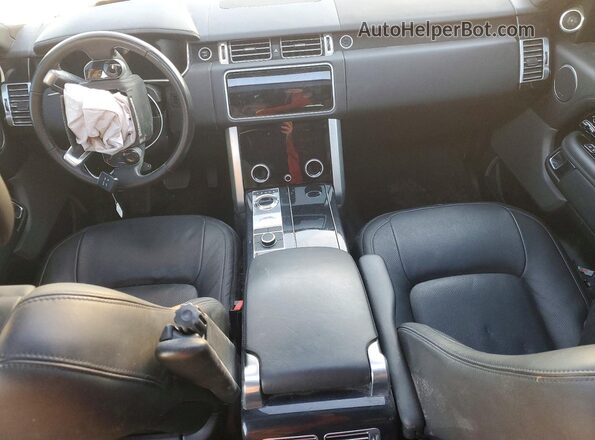 SALGS2RE5JA513705 2018 LAND ROVER RANGE White Vista del cuadro de instrumentos