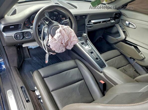 WP0CB2A98JS147463 2018 PORSCHE 911 Blue Widok zestawu wskaźników