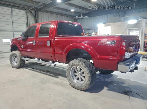 1FT7W2BT1GEB23321 2016 FORD F250 Красный Задняя правая четверть