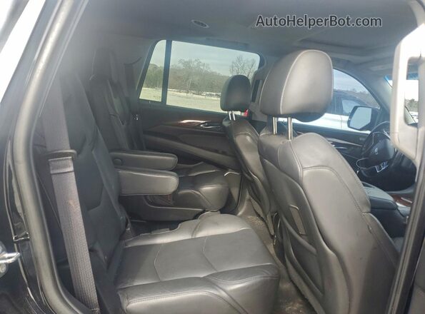 1GYS4BKJ9JR143566 2018 CADILLAC ESCALADE Black Widok wnętrza z tyłu