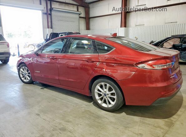 3FA6P0LU4KR262777 2019 FORD FUSION Красный Задняя правая четверть