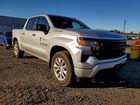 2022 Chevrolet Silverado K1500 Custom Серебряный vin: 3GCPDBEK1NG504603