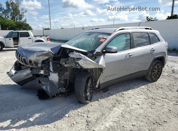 1C4PJLLB2KD318644 2019 JEEP CHEROKEE Silver Trasero izquierdo