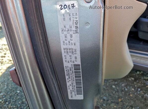 2C4RDGCG0GR323588 2016 DODGE CARAVAN Серебряный Панорамный вид салона 360°
