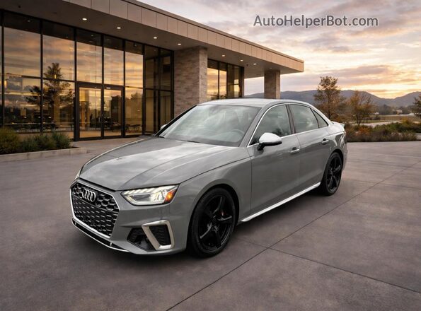 WAUA4AF47LA064167 2020 AUDI S4 Серый Задняя правая четверть
