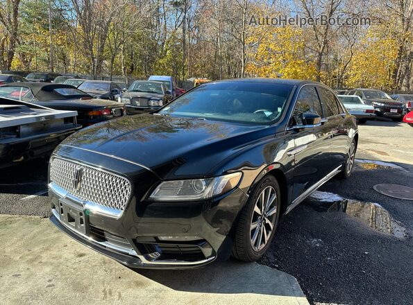 1LN6L9UK9H5617828 2017 LINCOLN CONTINENTA Черный Задняя правая четверть