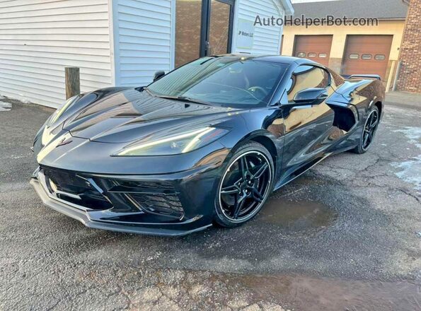 1G1YB2D45P5123840 2023 CHEVROLET CORVETTE Черный Задняя левая четверть