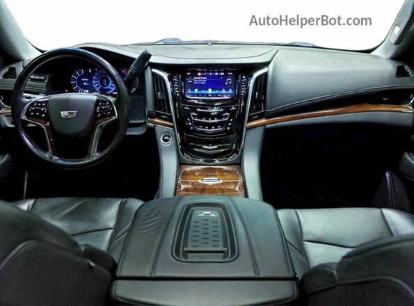 1GYS4BKJ5HR120179 2017 CADILLAC ESCALADE Серый Вид задних сидений