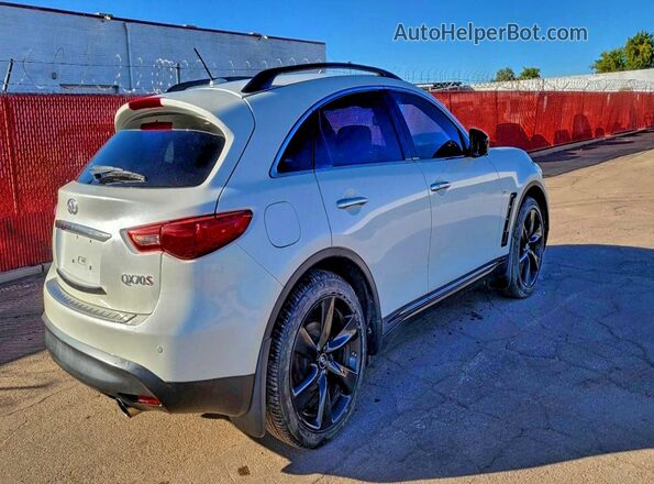 JN8CS1MW2HM411677 2017 INFINITI QX70 Белый Вид спереди