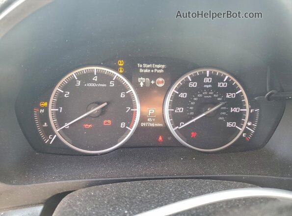 19UDE2F79KA014884 2019 ACURA ILX Белый Вид щитка приборов