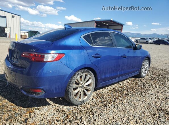 19UDE2F85GA020181 2016 ACURA ILX Синий Задняя правая четверть