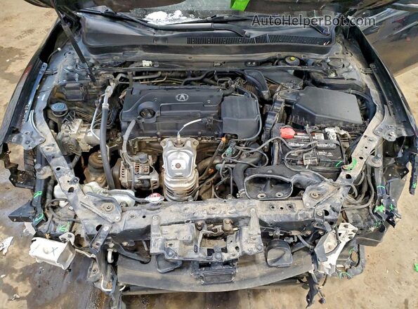 19UUB1F61JA800784 2018 ACURA TLX Черный Вид задней части салона
