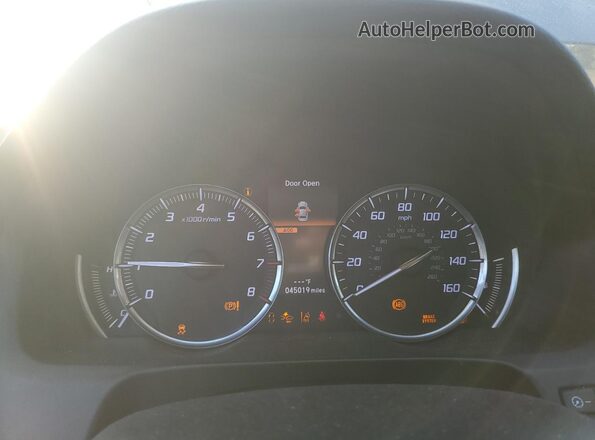 19UUB2F3XKA004080 2019 ACURA TLX Black Vista del cuadro de instrumentos
