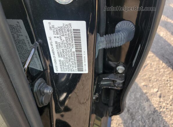 19UUB2F3XKA004080 2019 ACURA TLX Black Vista de la etiqueta del VIN